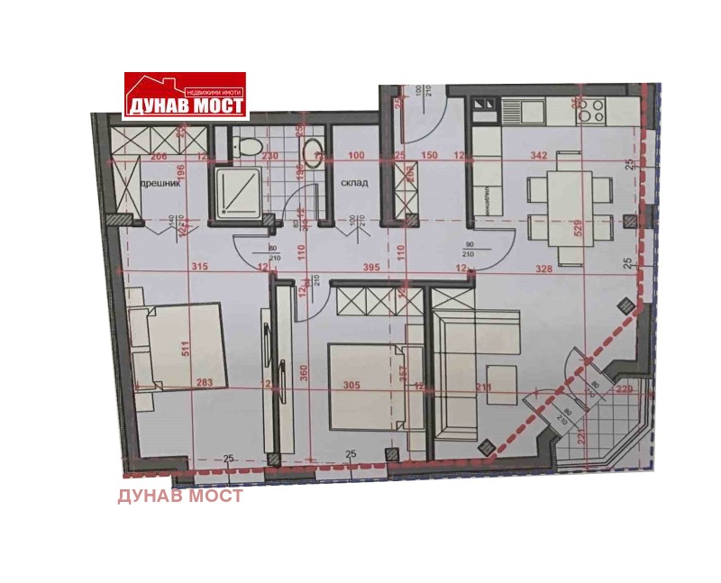 Продава 3-СТАЕН, гр. Русе, Родина 3, снимка 2 - Апартаменти - 52988373