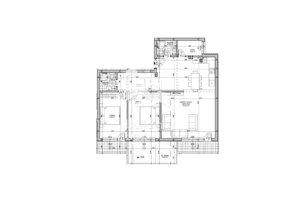 Продава 3-СТАЕН, гр. Варна, Виница, снимка 9 - Апартаменти - 56032153