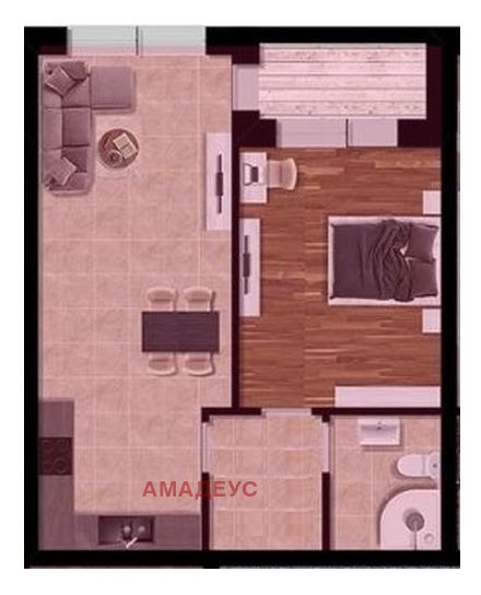 Till salu  1 sovrum Sofia , Ovtja kupel , 65 kvm | 43612977 - bild [2]
