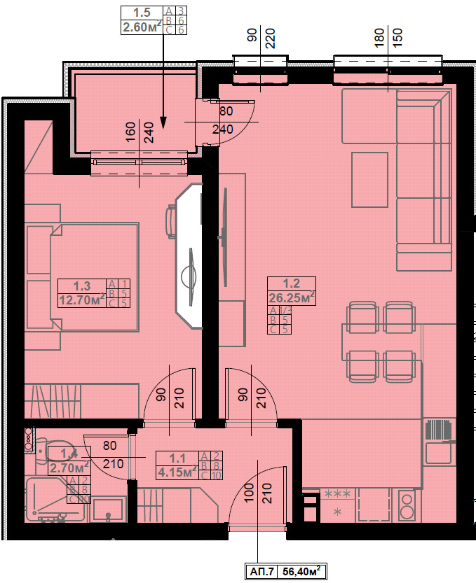 Продава 2-СТАЕН, гр. Благоевград, Широк център, снимка 7 - Aпартаменти - 48416250