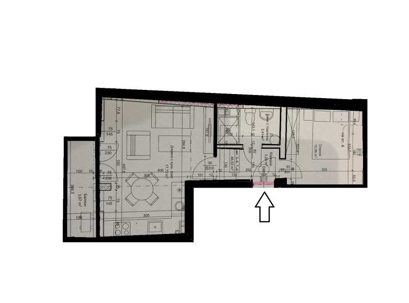 Продава  2-стаен град София , Люлин 10 , 68 кв.м | 44765305 - изображение [3]