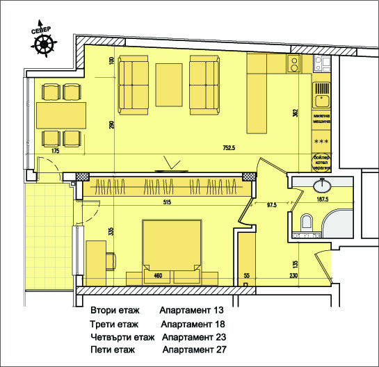 Продава 2-СТАЕН, гр. София, Кръстова вада, снимка 3 - Апартаменти - 54924952