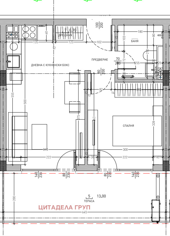 Till salu  1 sovrum Sofia , Studentski grad , 60 kvm | 97143214 - bild [8]