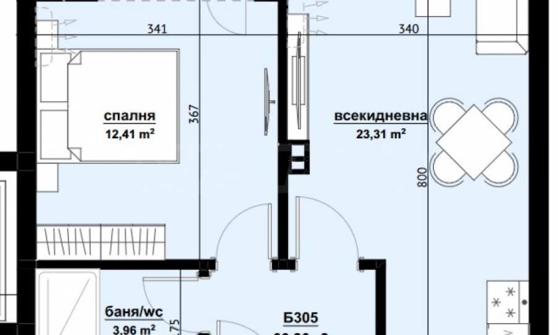 Продава 2-СТАЕН, гр. Бургас, Изгрев, снимка 2 - Aпартаменти - 48089840