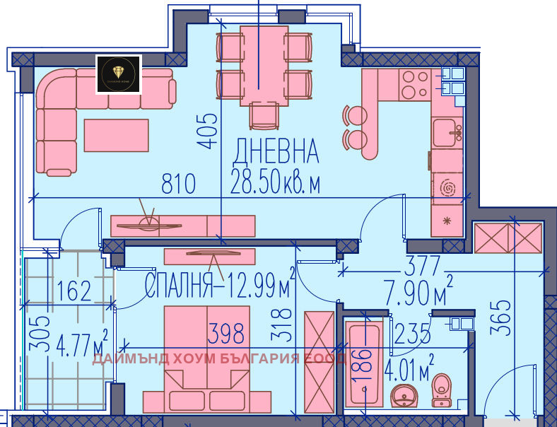 Продава 2-СТАЕН, гр. Пловдив, Тракия, снимка 2 - Апартаменти - 50768758