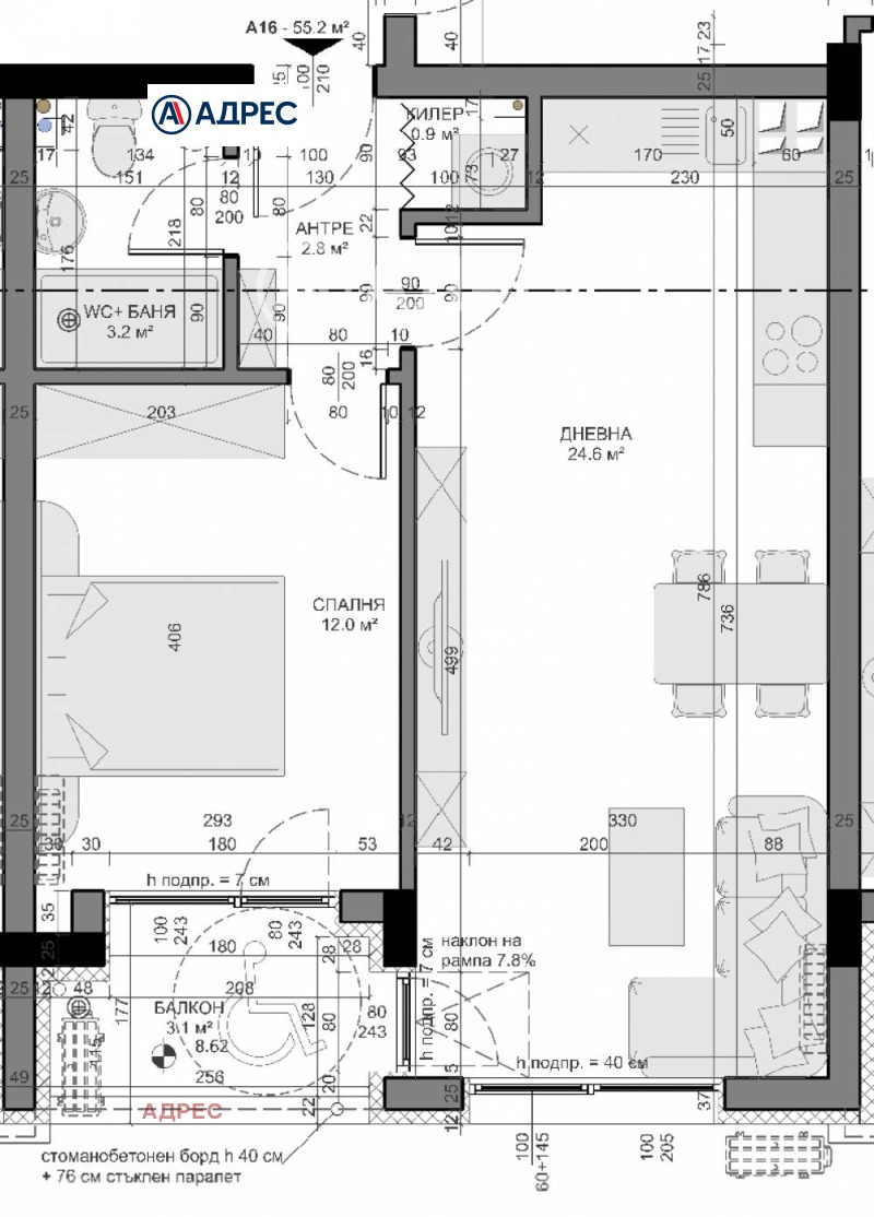 Продава 2-СТАЕН, гр. Варна, Владислав Варненчик 1, снимка 3 - Апартаменти - 51193752