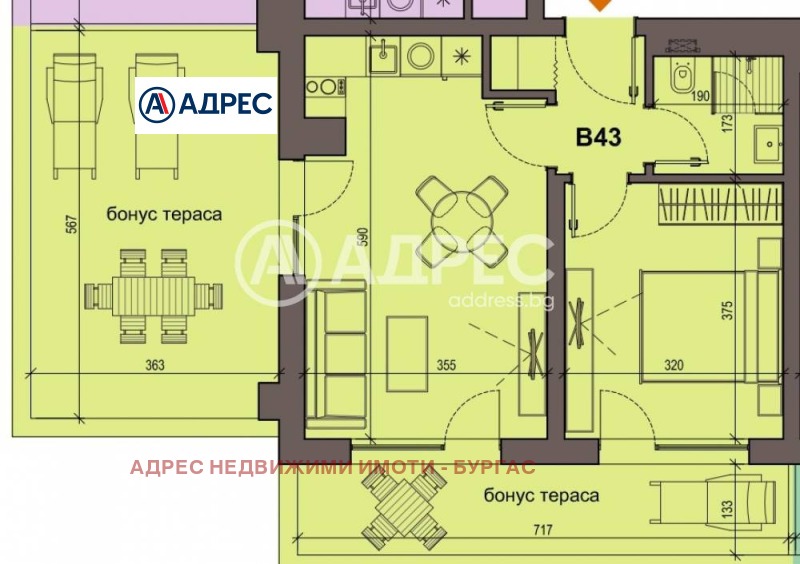 Till salu  1 sovrum Burgas , Sarafovo , 87 kvm | 43849883 - bild [4]