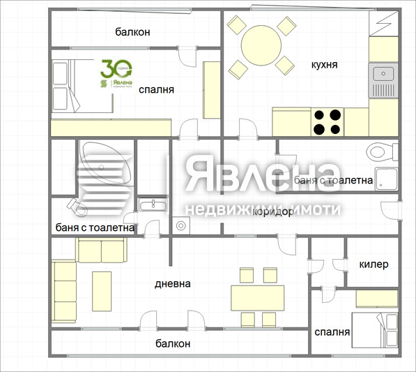 Продава 4-СТАЕН, гр. Варна, Автогара, снимка 1 - Aпартаменти - 48722654