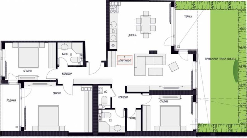 Продава 4-СТАЕН, гр. София, Люлин 2, снимка 12 - Апартаменти - 52411101
