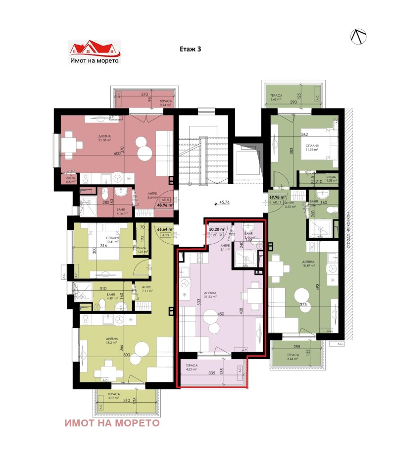Продава 1-СТАЕН, гр. Созопол, област Бургас, снимка 4 - Апартаменти - 53521806