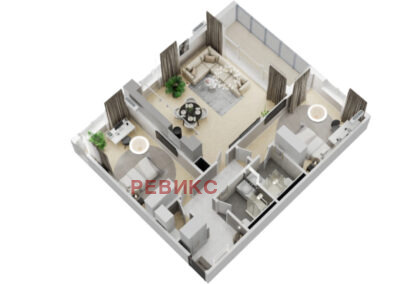 Satılık  2 yatak odası Varna , Kaysieva gradina , 114 metrekare | 83087919 - görüntü [2]