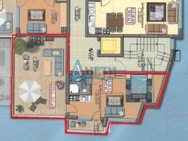 Zu verkaufen  Studio Sofia , Druschba 1 , 87 qm | 75162281
