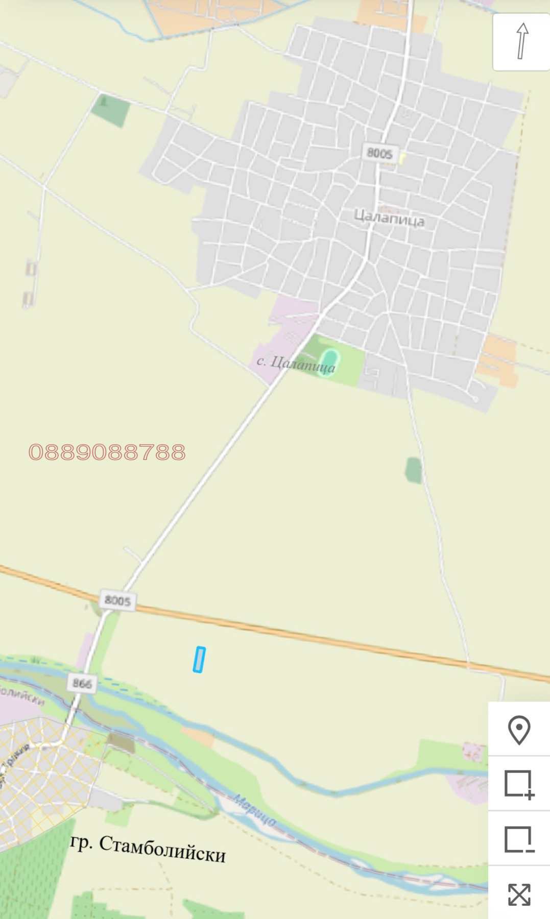 Продава ЗЕМЕДЕЛСКА ЗЕМЯ, с. Цалапица, област Пловдив, снимка 2 - Земеделска земя - 55542848