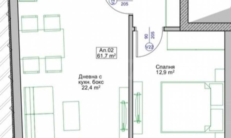 À venda  1 quarto região Burgas , Pomorie , 67 m² | 88050592 - imagem [2]
