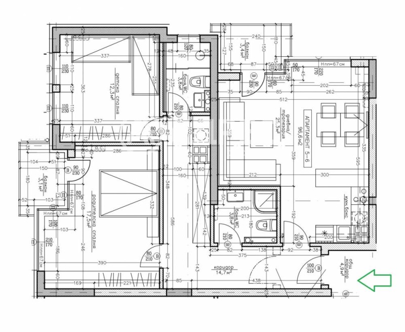 Продаја  2 спаваће собе Софија , Студентски град , 120 м2 | 81002131