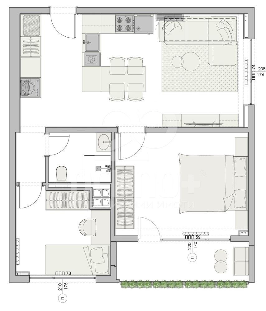 Продава 3-СТАЕН, гр. София, Сухата река, снимка 13 - Апартаменти - 54188681