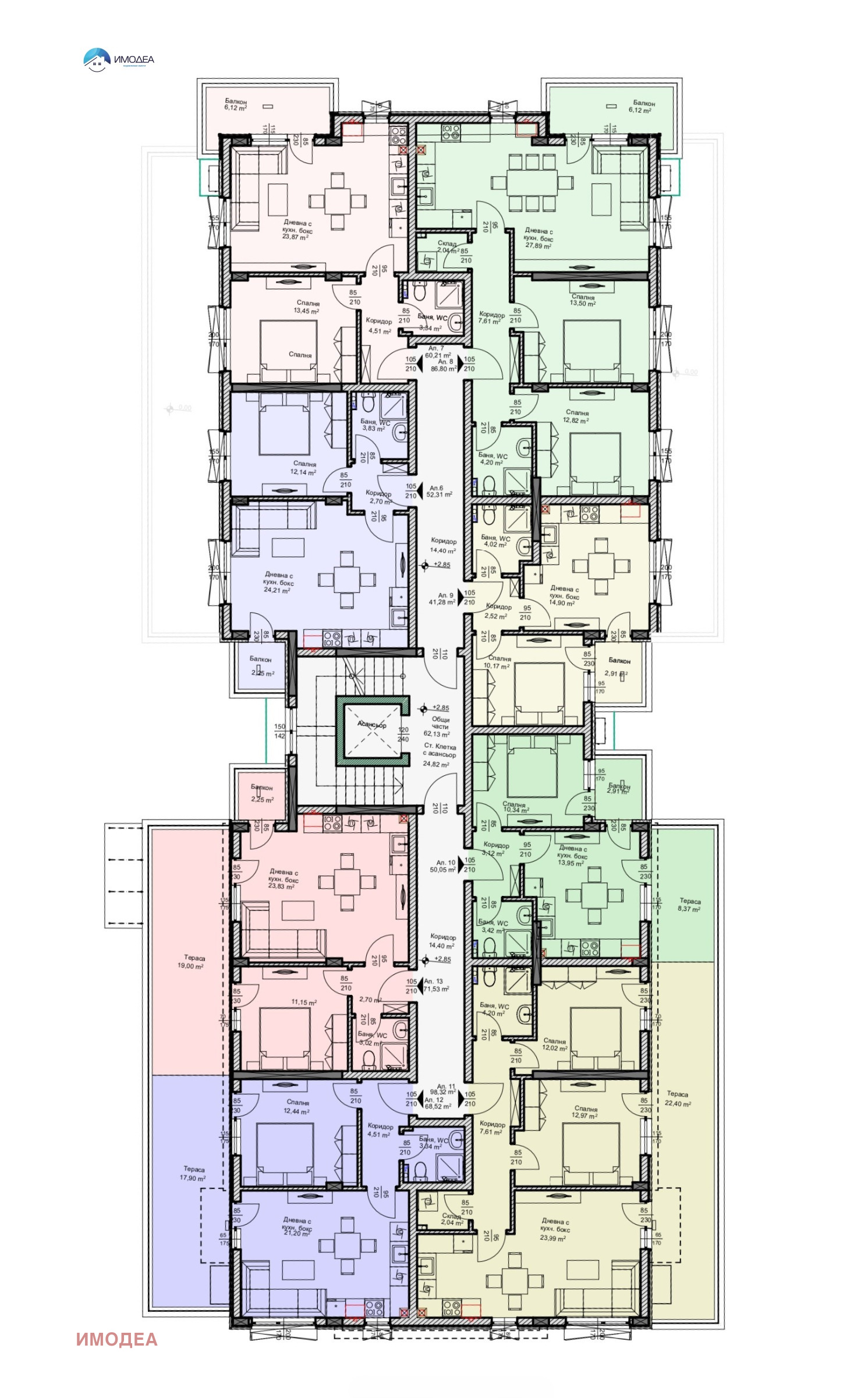 Продава 3-СТАЕН, гр. Велико Търново, Бузлуджа, снимка 2 - Апартаменти - 56324121