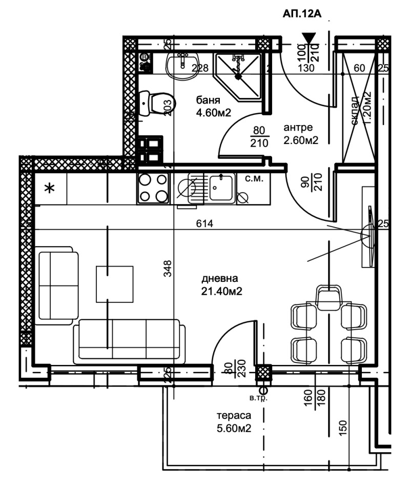 Til salgs  Studio Plovdiv , Belomorski , 47 kvm | 94069402