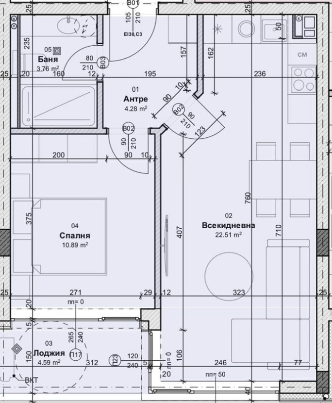 Продава 2-СТАЕН, гр. Варна, Виница, снимка 3 - Апартаменти - 53110021