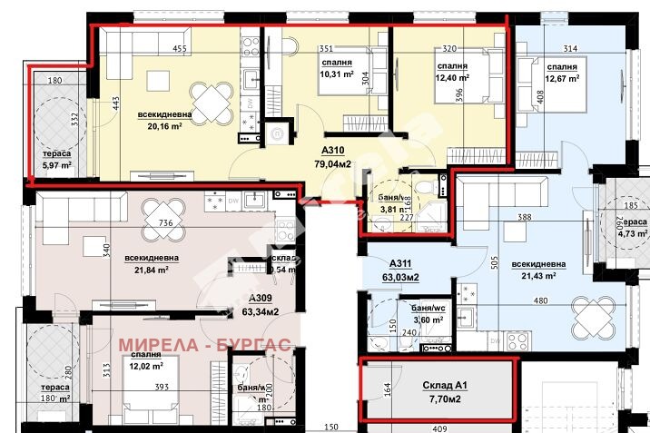 Продава 3-СТАЕН, гр. Бургас, област Бургас, снимка 2 - Апартаменти - 54065928