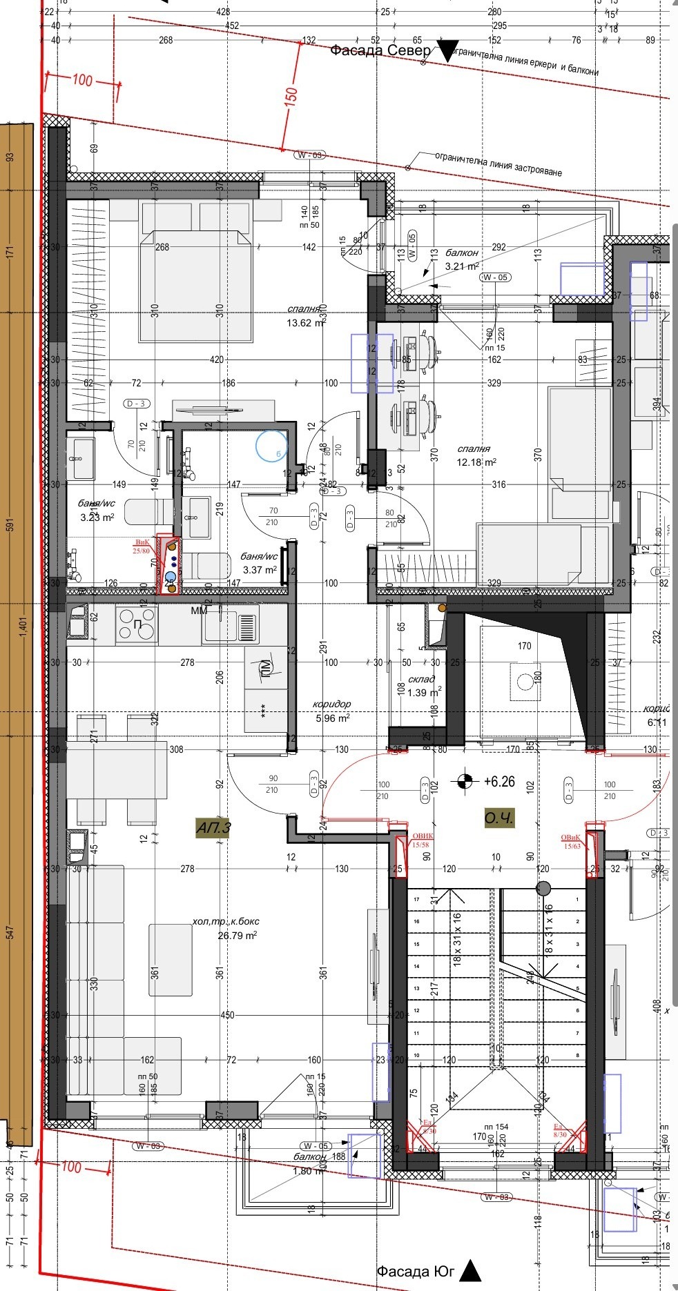 Продава 3-СТАЕН, гр. София, Банишора, снимка 15 - Апартаменти - 54341003
