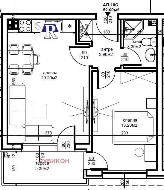 Продаја  1 спаваћа соба Пловдив , Беломорски , 60 м2 | 66392585 - слика [2]