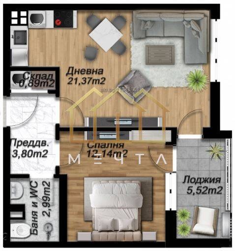 Продава 2-СТАЕН, гр. Пловдив, Беломорски