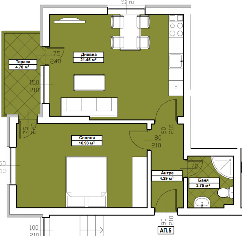 En venta  1 dormitorio Blagoevgrad , Osvobozhdenie , 67 metros cuadrados | 57902781
