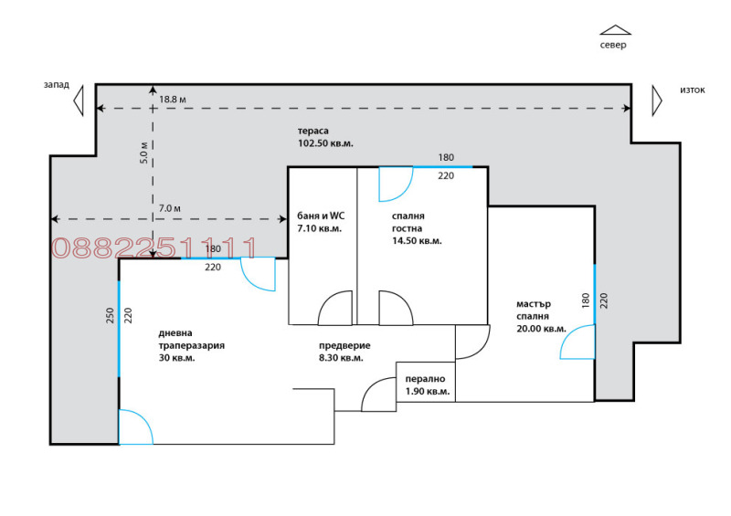 Til salg  2 soveværelser Plovdiv , Hristo Smirnenski , 200 kvm | 92971454 - billede [17]