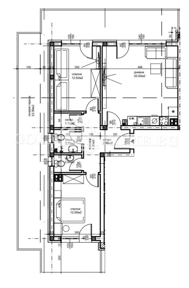 Продава 3-СТАЕН, гр. Пловдив, Беломорски, снимка 6 - Апартаменти - 53286371