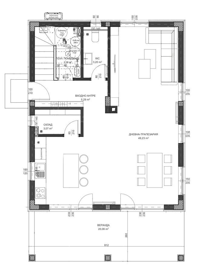 Продава КЪЩА, гр. Божурище, област София област, снимка 2 - Къщи - 49287243