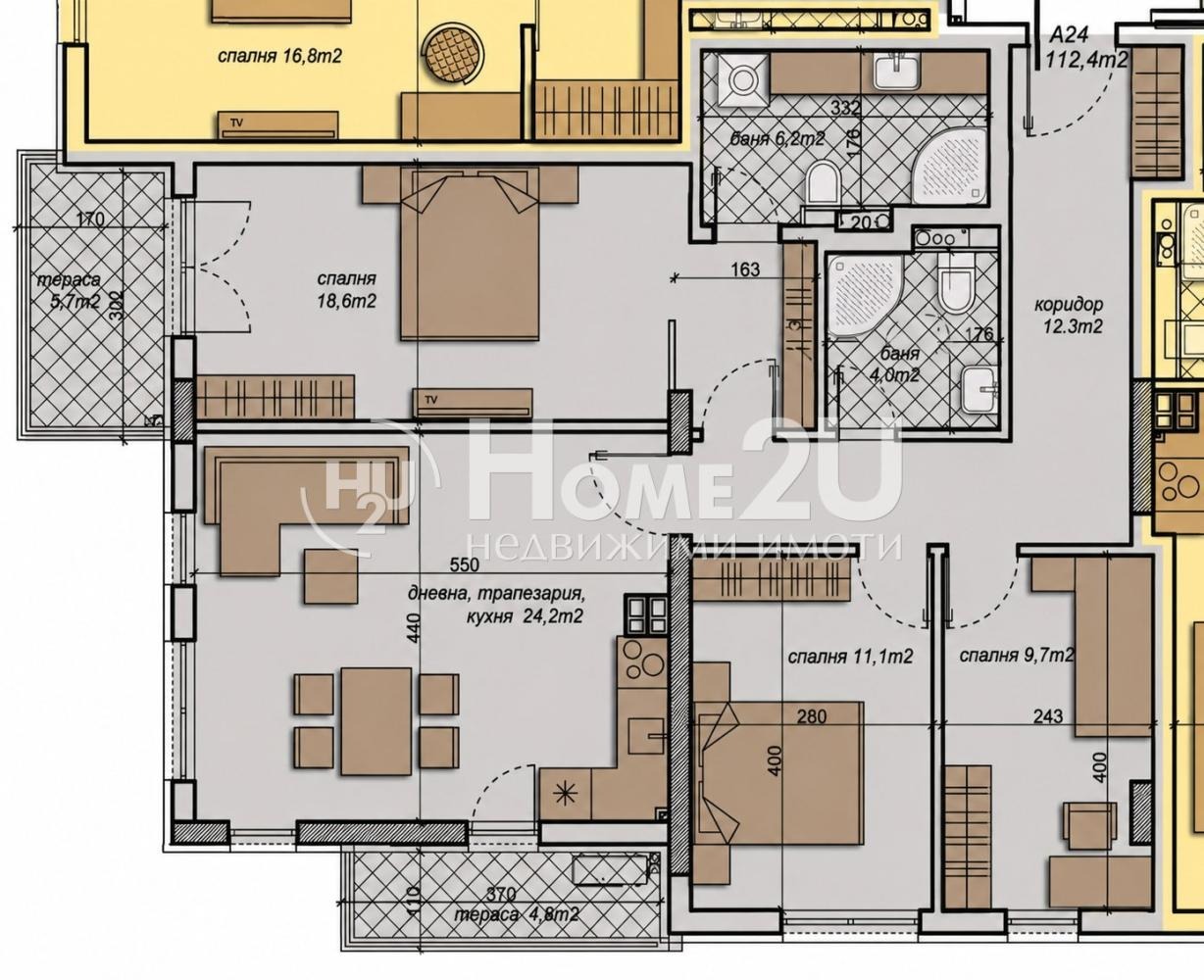 Продава 4-СТАЕН, гр. Варна, Бриз, снимка 14 - Апартаменти - 55831698