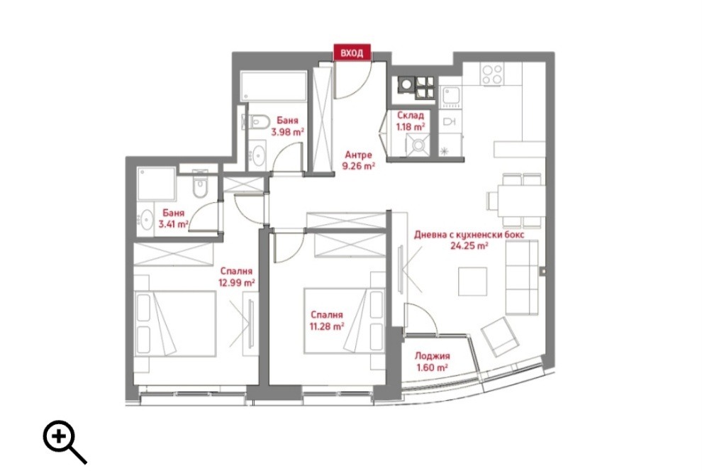 Продава 3-СТАЕН, гр. София, Кръстова вада, снимка 14 - Апартаменти - 53715872