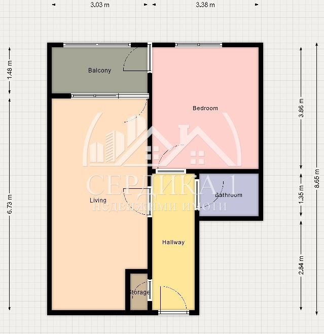 Na prodej  Studio Sofia , Tolstoj , 51 m2 | 79292506