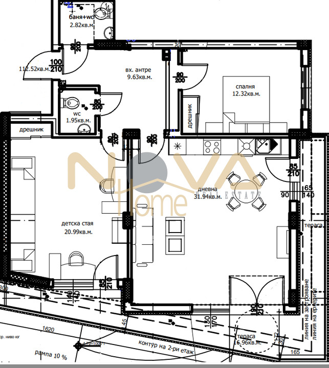 Satılık  2 yatak odası Varna , Levski 1 , 126 metrekare | 68762682 - görüntü [3]