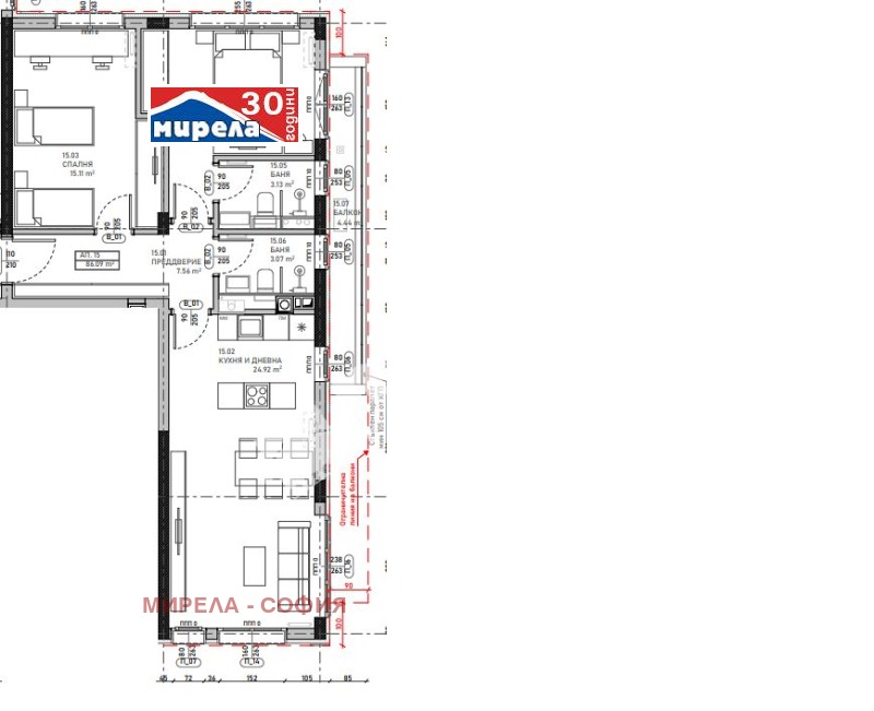 Продава 3-СТАЕН, гр. София, Овча купел, снимка 1 - Aпартаменти - 48852236