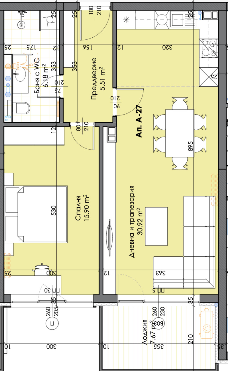 En venta  1 dormitorio Plovdiv , Karshiyaka , 89 metros cuadrados | 12776267