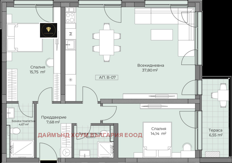 Продава 3-СТАЕН, гр. Пловдив, Остромила, снимка 2 - Aпартаменти - 48363166