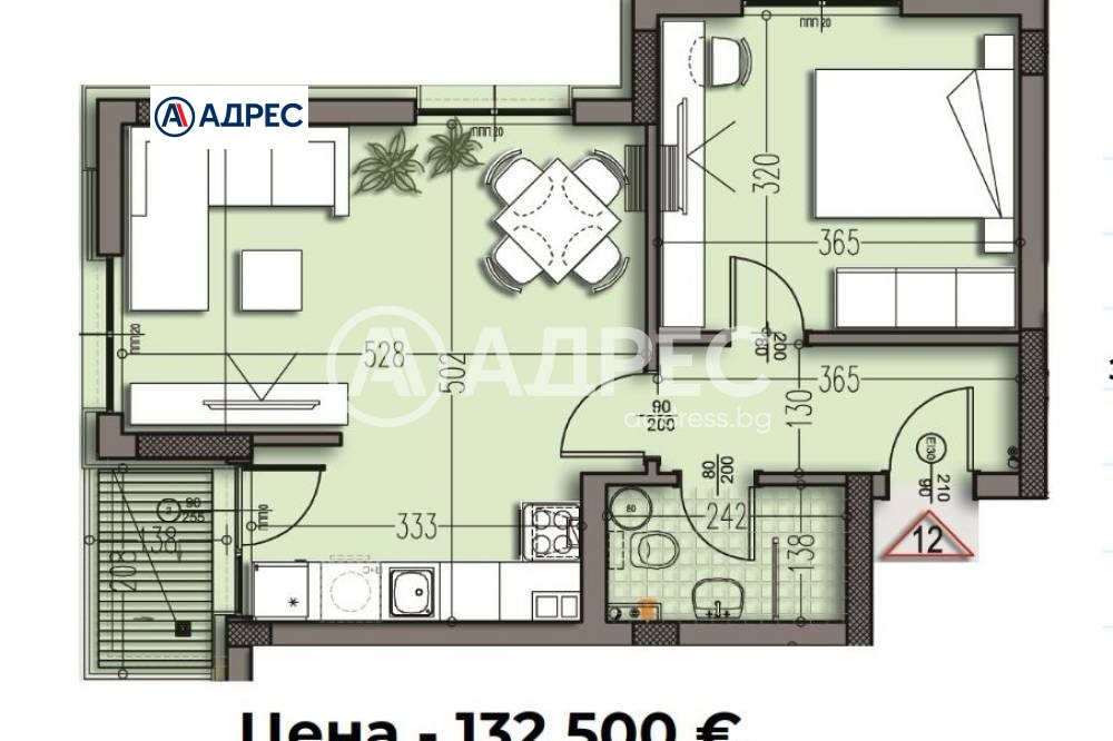 Продава 2-СТАЕН, гр. Варна, Изгрев, снимка 2 - Апартаменти - 53425359