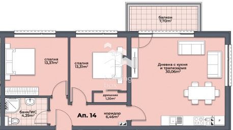 Продава 3-СТАЕН, гр. Варна, Аспарухово, снимка 2 - Aпартаменти - 47050876