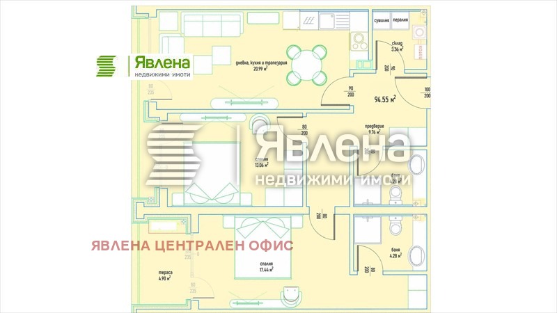 Продава 3-СТАЕН, гр. София, Малинова долина, снимка 5 - Aпартаменти - 47359930