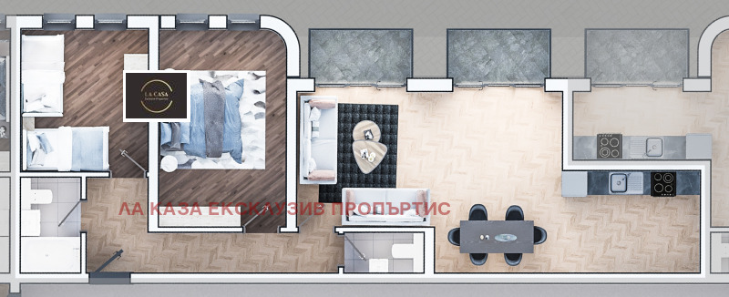 Til salgs  2 soverom Sofia , Zona B-19 , 129 kvm | 72897133 - bilde [3]