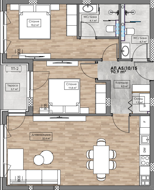 Продава  3-стаен град Пловдив , Кършияка , 106 кв.м | 13688262