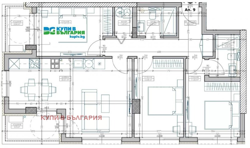 Продава 4-СТАЕН, гр. Варна, Младост 2, снимка 7 - Aпартаменти - 47517468