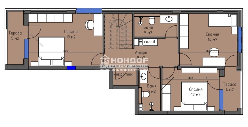 For Sale  3+ bedroom Plovdiv , Hristo Smirnenski , 209 sq.m | 34810058 - image [3]