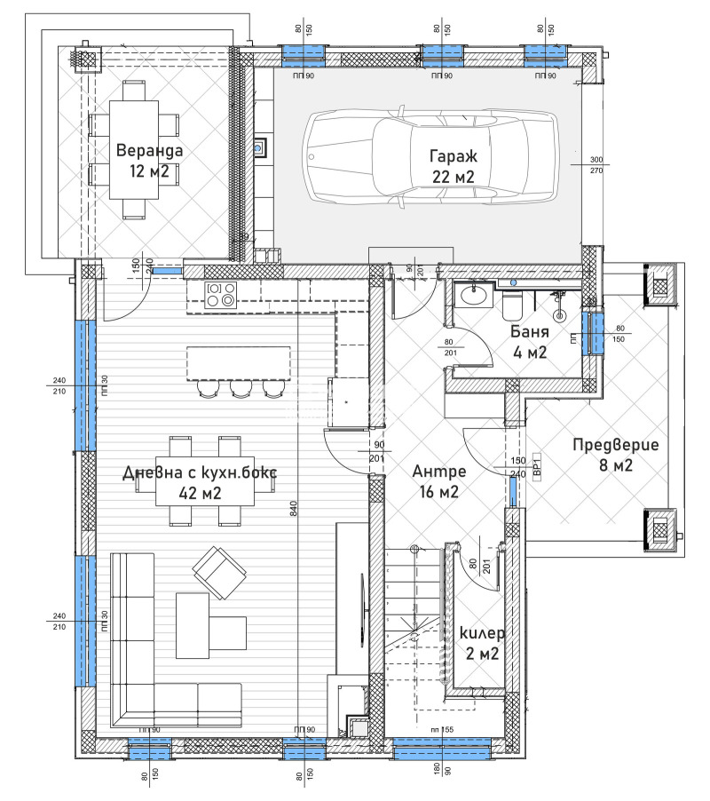 Продава КЪЩА, гр. Пловдив, Коматево, снимка 3 - Къщи - 52581258