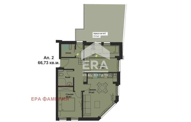 Na sprzedaż  2 sypialnie Sofia , Baniszora , 81 mkw | 55085203 - obraz [2]