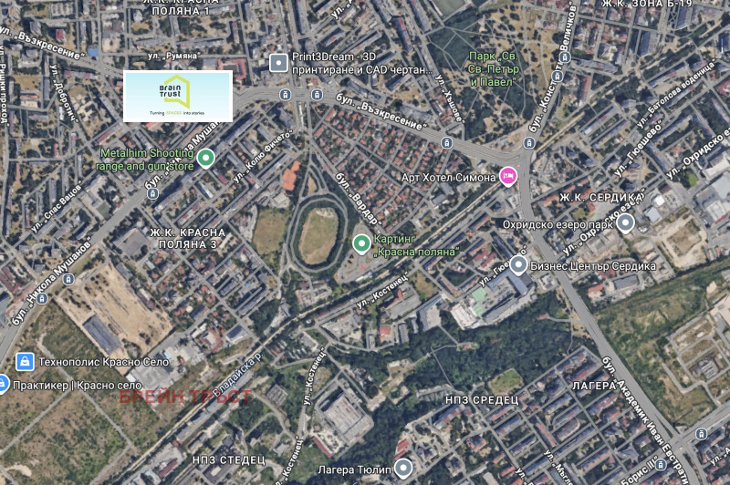 Продава ПАРЦЕЛ в град София, Красна поляна 3 - 368 кв.м / 700 000 € » 1 369 081.00 лв., БРЕЙН ТРЪСТ