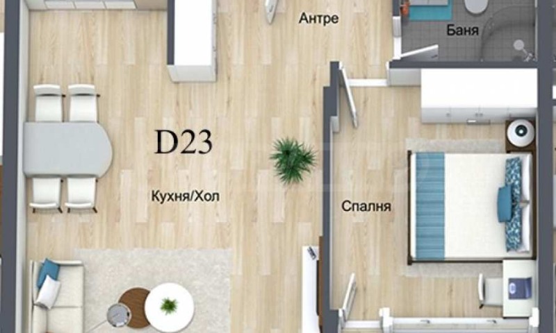 Til salg  1 soveværelse region Smolyan , k.k. Pamporovo , 77 kvm | 63125875 - billede [3]