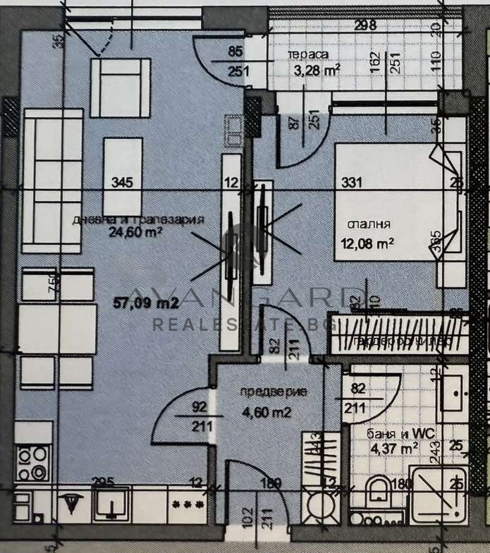 Продава 2-СТАЕН, гр. Пловдив, Тракия, снимка 2 - Апартаменти - 54749405